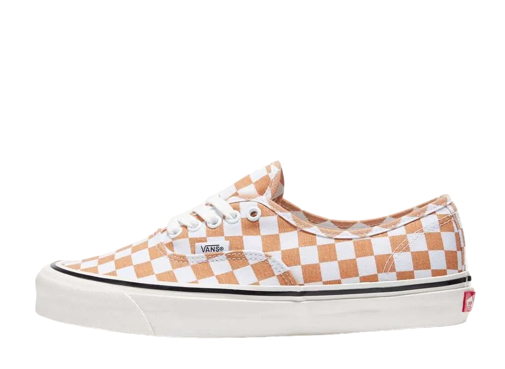 Vans Anaheim Factory Authentic 44 DX "Checkerboard Honey Yellow"