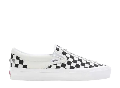 Vans Anaheim Factory Classic Slip-On Stud 98 DX "Marshmallow/Black"