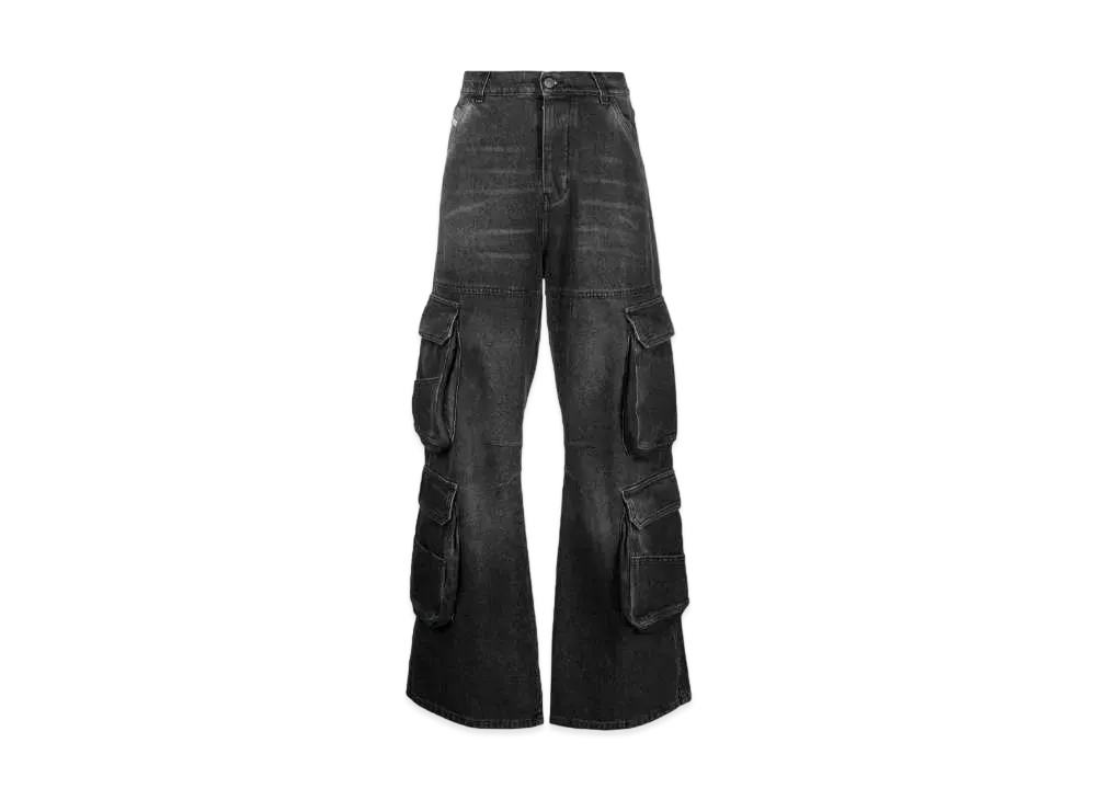 Diesel D-Side Cargo Jeans "Black"