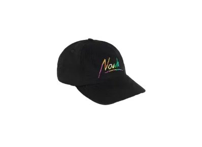 Noah Surf Logo Corduroy 5-Panel "Black"