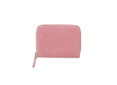 Noah Corduroy Zip Wallet "Pink"
