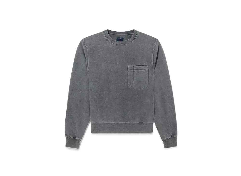 Noah Chest Pocket Crewneck "Pepper"