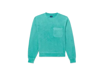 Noah Chest Pocket Crewneck "Teal"