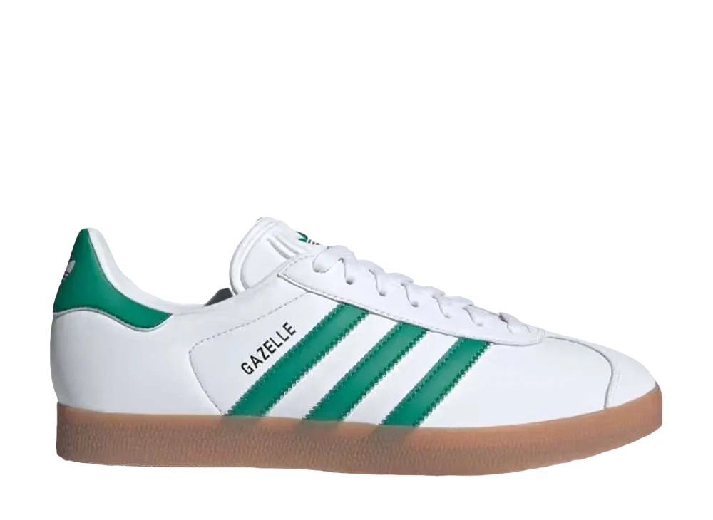 アディダス オリジナルス ガゼル "クラウドホワイト/ボールドグリーン/ゴールドメタリック"