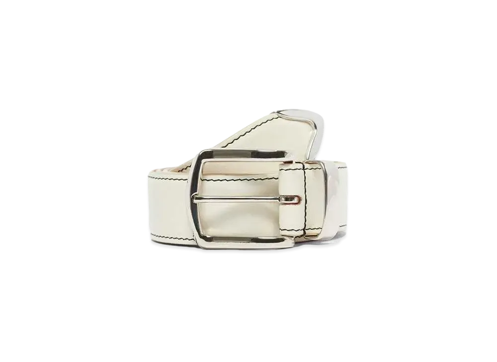 Noah Metal Tip Belt "White"