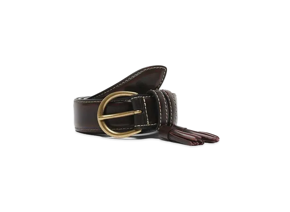 Noah Tassel Belt "Dark Burgundy"