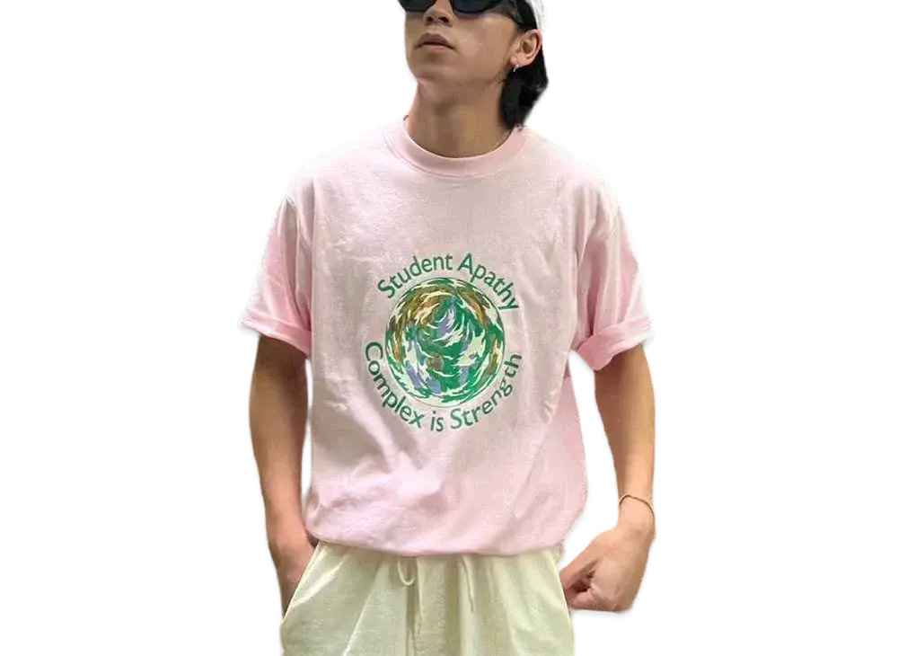Student Apathy Earth Tee "Pink"