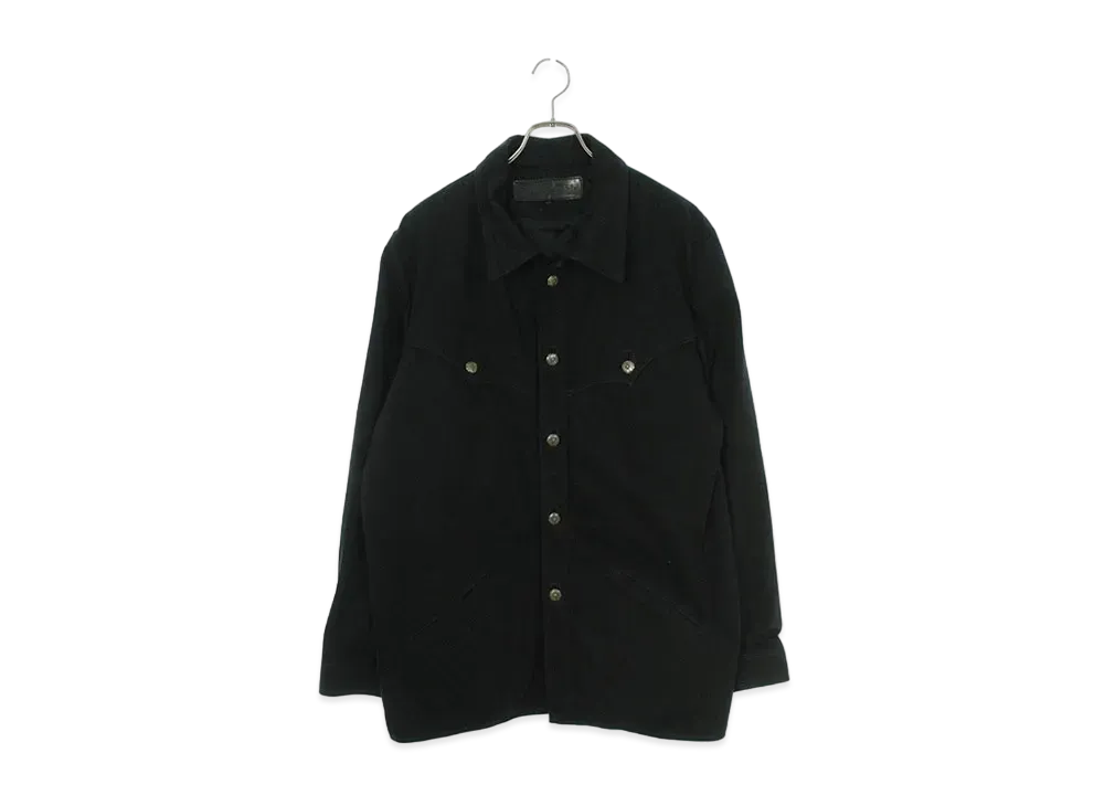 Chrome Hearts Denim Classic Jean Back Flerknee Denim Jacket "Black"