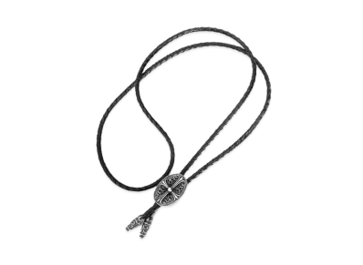 Chrome Hearts Tiny Classic Oval Loop Tie "Silver"