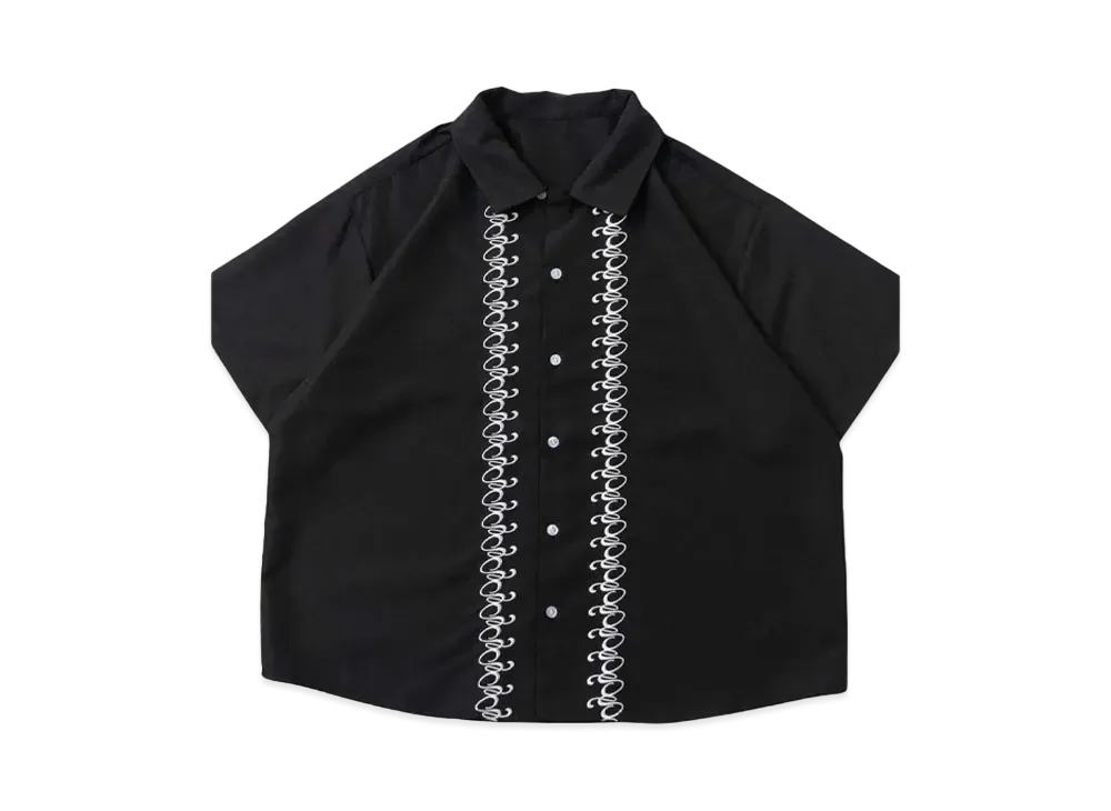 Student Apathy S LINE logo shirt "BLACK"