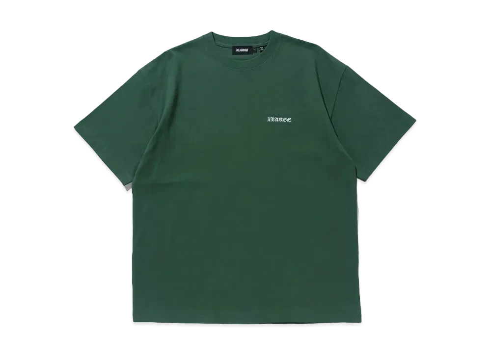 XLARGE EMBROIDERED OLD ENGLISH S/S TEE "GREEN"