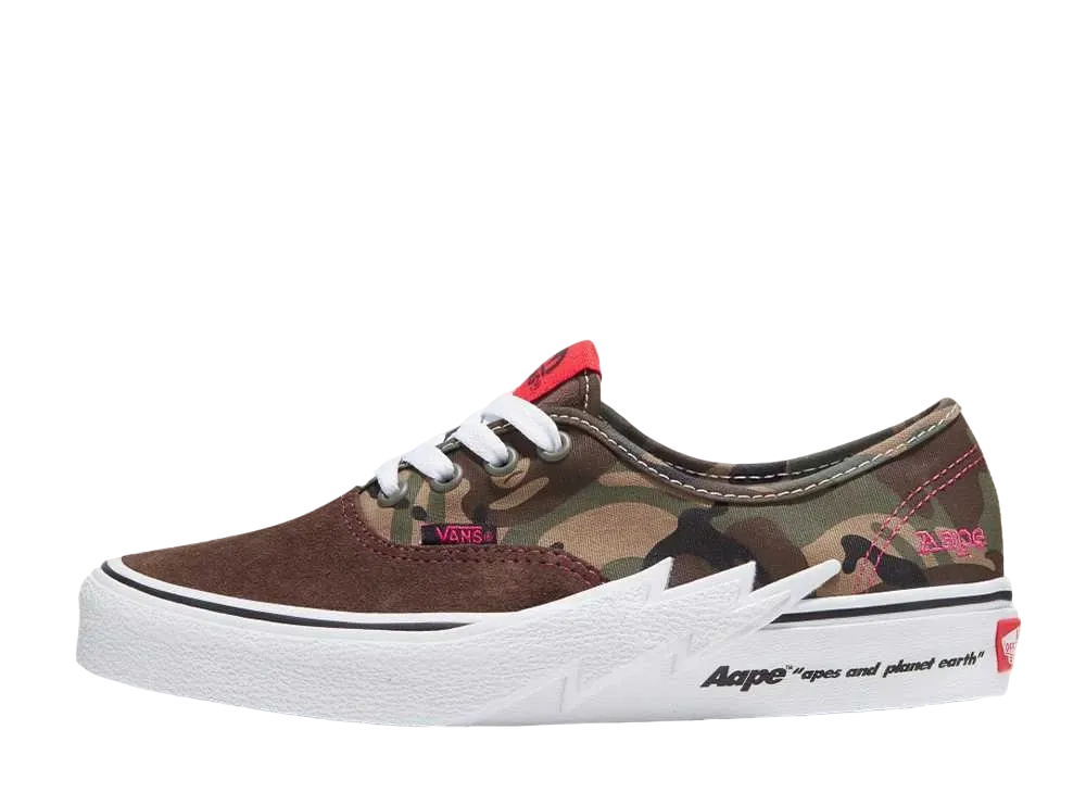 AAPE × Vans Authentic Bolt "Camo"
