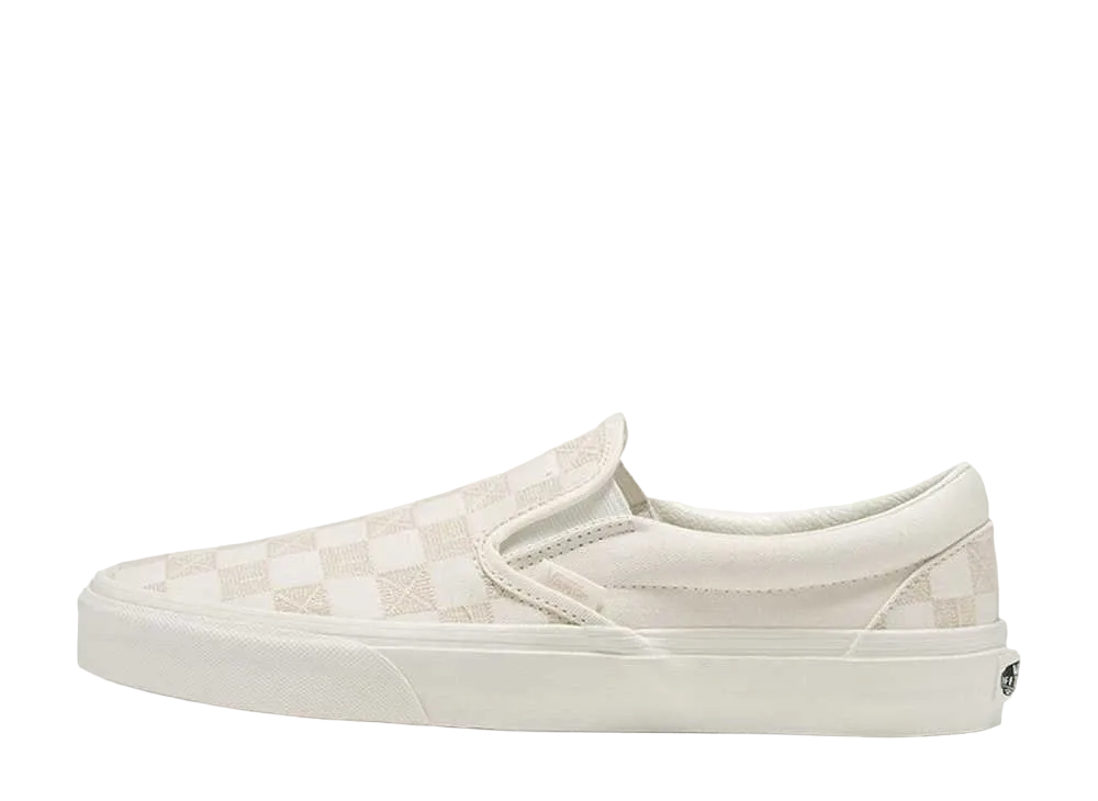 バンズ ステッチチェッカーボード クラシック スリッポン "ステッチチェッカーボードマシュマロ"