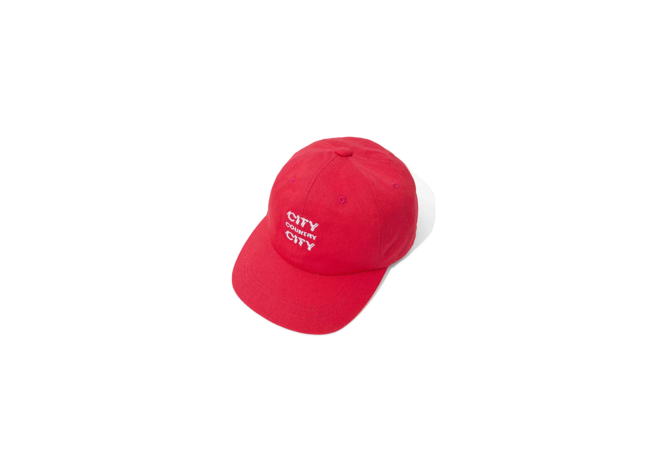 CITY COUNTRY CITY Embroiderd Logo Washed Cotton Cap "PINK"