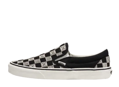 Vans Stitch Checkerboard Classic Slip-On "Black"