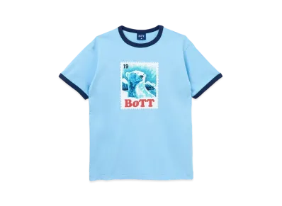 BoTT Bear Stamp Ringer Tee "Light Blue"