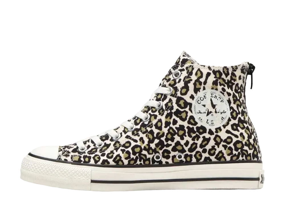 コンバース オールスター レオパード バックジップ ハイ "ホワイト"