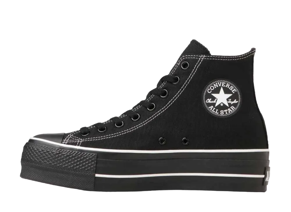 Converse All Star Lifted Hi "Black/White"