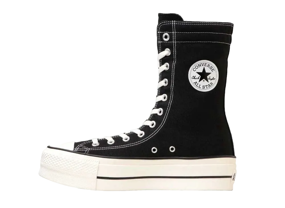 Converse All Star Lifted Knee-Hi "Black"