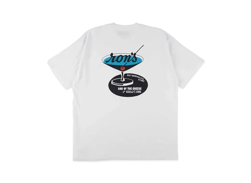 SON OF THE CHEESE Cocktail TEE "WHITE"