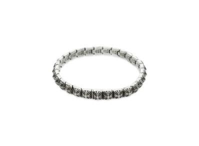 Chrome Hearts 1/4 Pyramid Plus Link Bracelet "Silver"