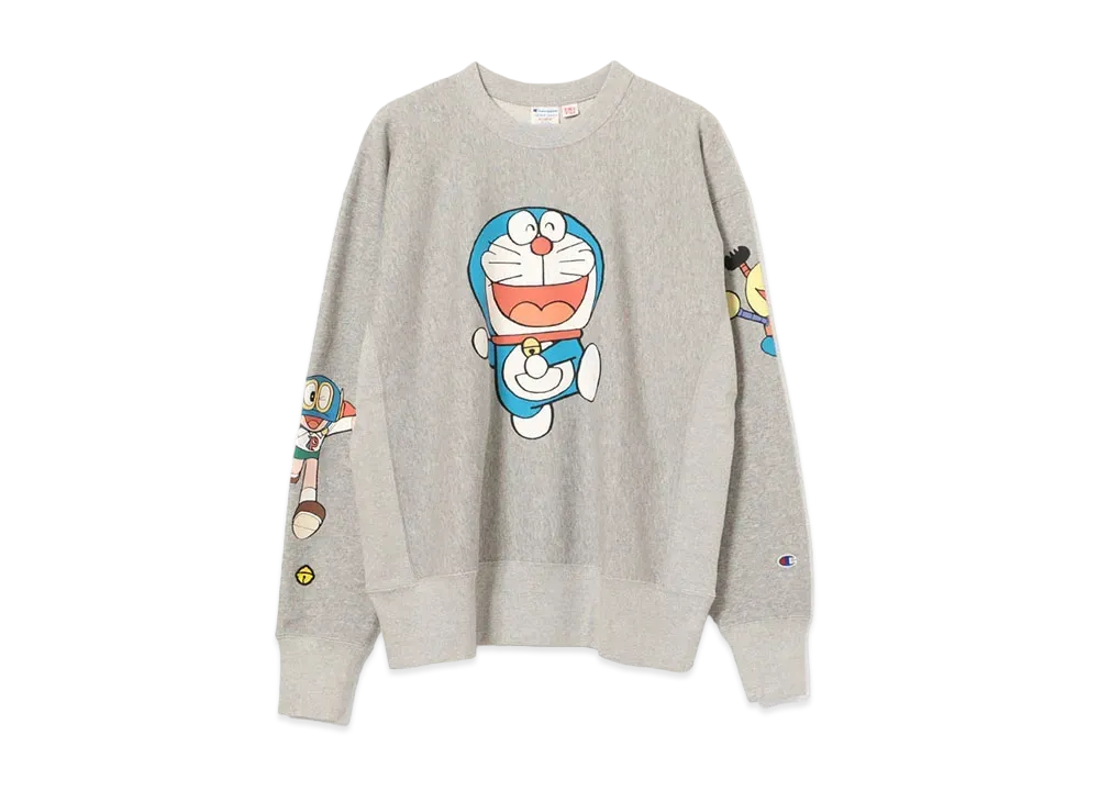 Champion x MANGART BEAMS Fujiko F. Fujio Printed Sweat "Gray"