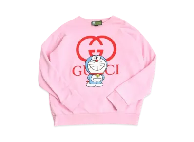 GUCCI x Doraemon Men's Crewneck Sweatshirt "Pink"
