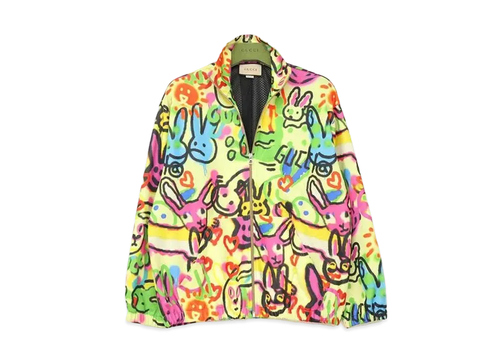 GUCCI Men's Bunny Jersey Jacket "Multicolor"