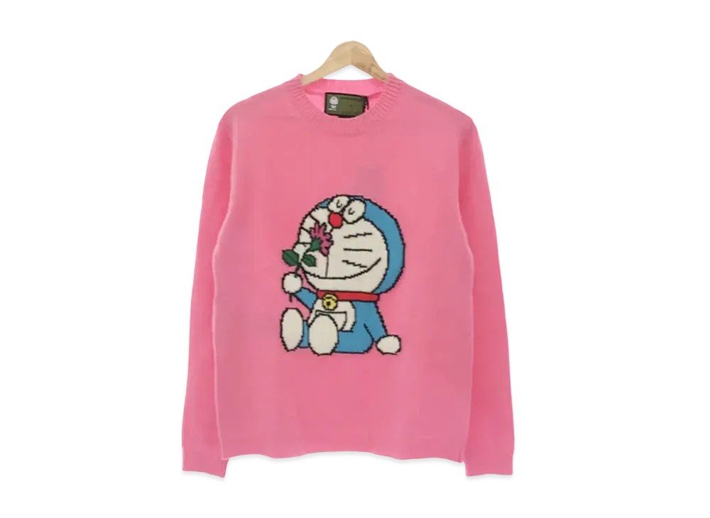 GUCCI x Doraemon Men's Knit Sweater "Pink"