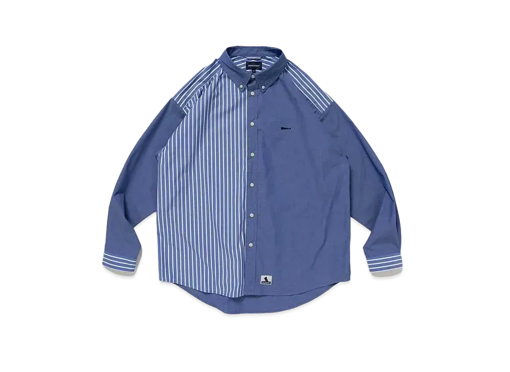 DESCENDANT Kennedy's Acid LS Shirt "Navy"