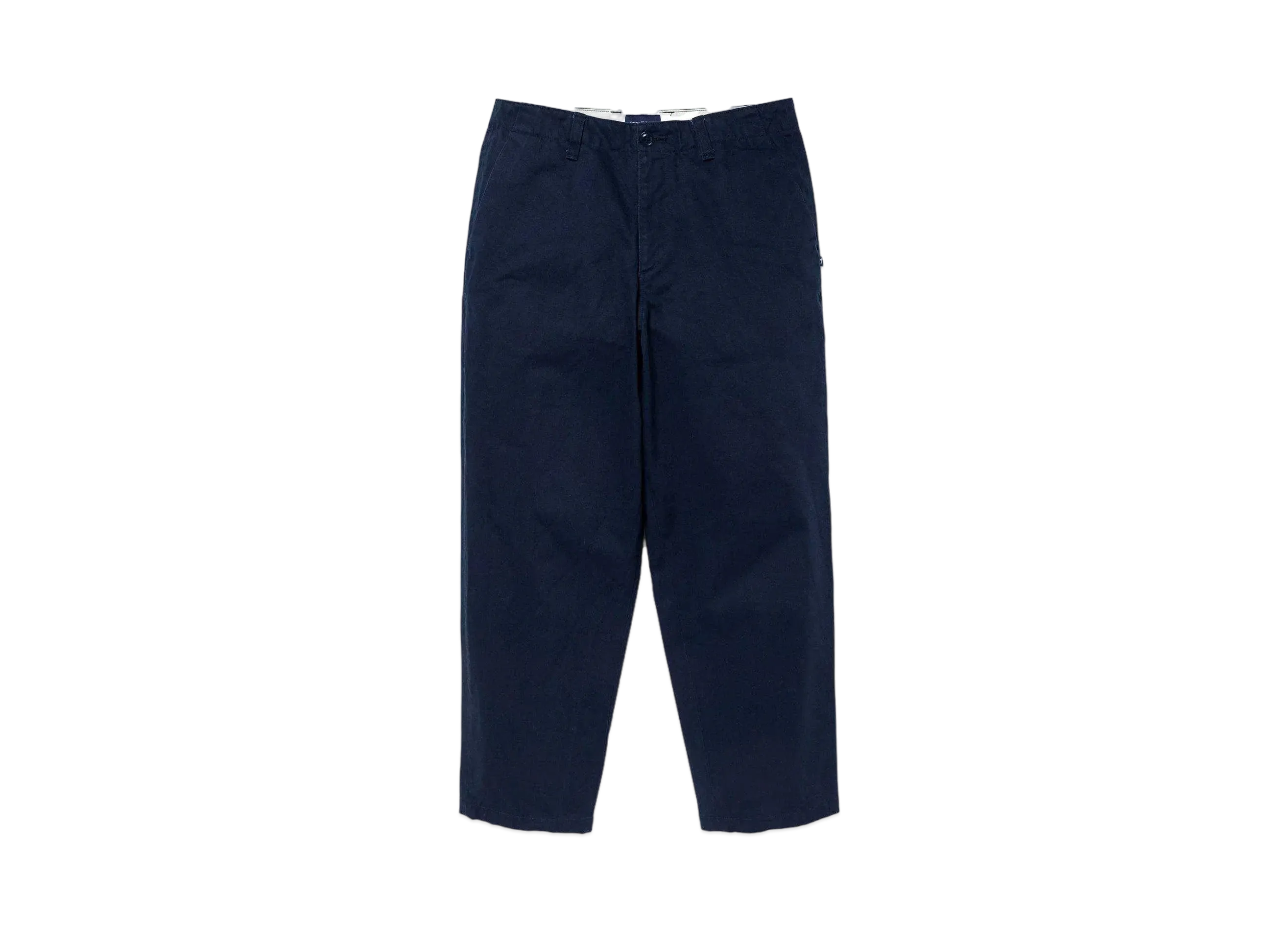 DESCENDANT DC-6 Organic Cotton Twill Trousers "Navy"