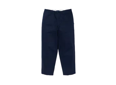DESCENDANT DC-6 Organic Cotton Twill Trousers "Navy"