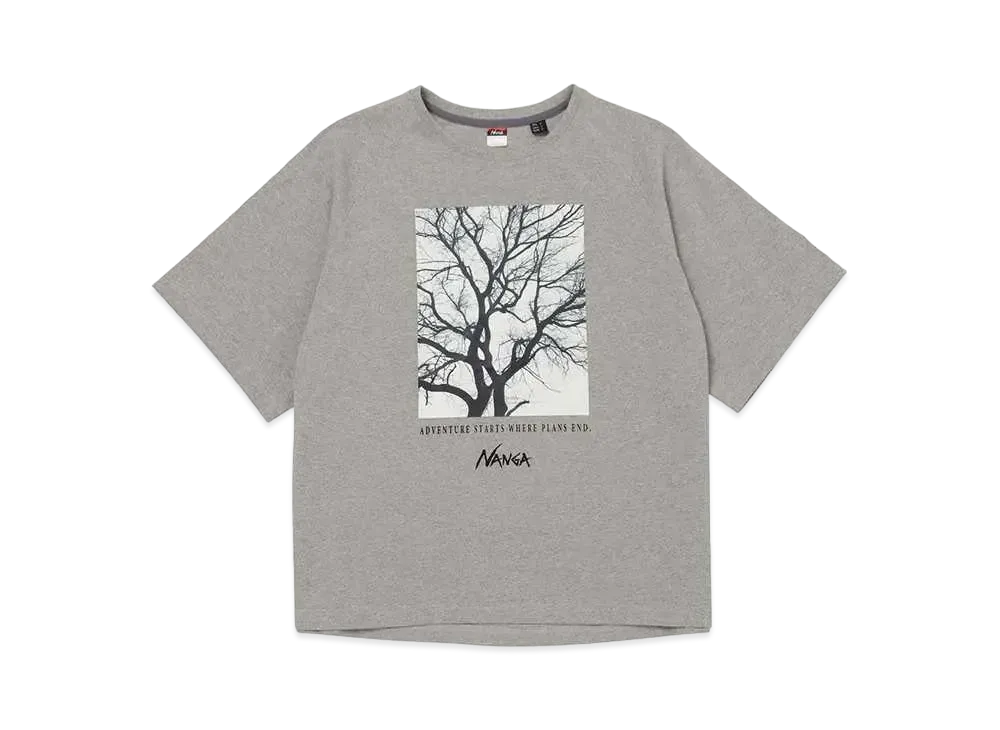 NANGA Eco Hybrid Stay Tee (Unisex) "L.Grey"