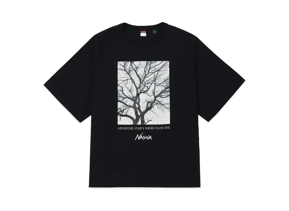 NANGA Eco Hybrid Stay Tee (Unisex) "Black"