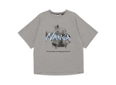 NANGA Eco Hybrid Echo Tee (Unisex) "L.Grey"