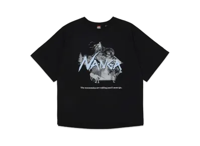 NANGA Eco Hybrid Echo Tee (Unisex) "Black"