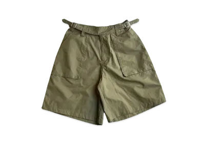 BALLSY.BROTHERS Gurkha Nylon Loose Shorts "Khaki"