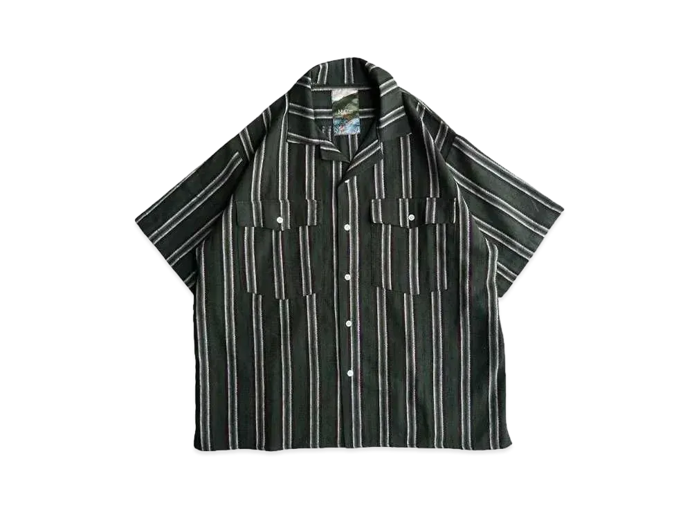 BALLSY.BROTHERS vintage striped shirt "Green"