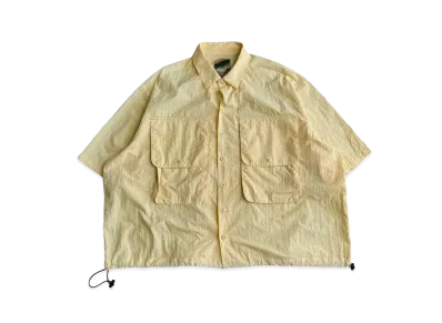 BALLSY.BROTHERS nylon front pocket shirt "Yellow"