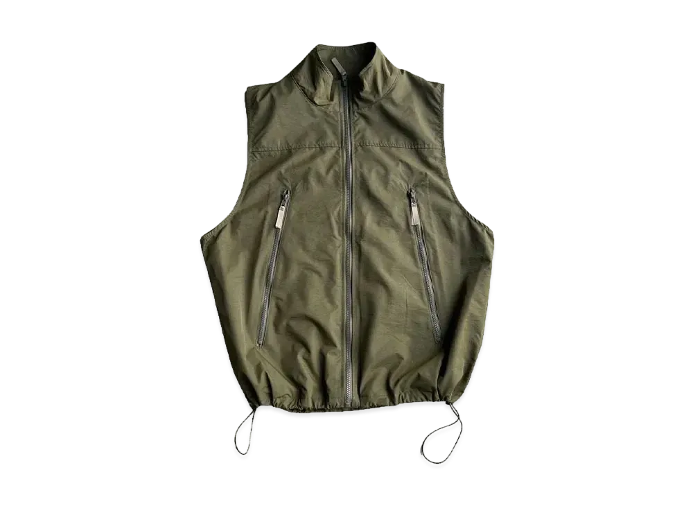 BALLSY.BROTHERS amphibious nylon vest "Khaki"