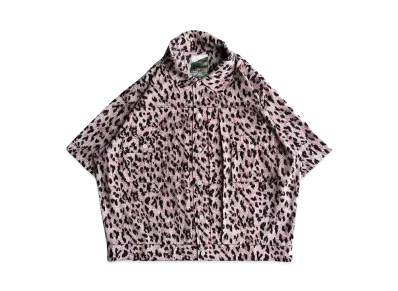 BALLSY.BROTHERS Florral&Leopard Retro Shirt "Pink leopard"
