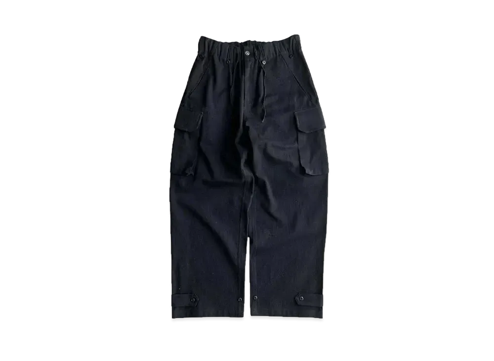 BALLSY.BROTHERS Military Deformation Pocket M47 Pants "BLACK"
