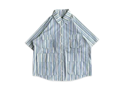BALLSY.BROTHERS Military Summer Stripe Shirt "Yellow"