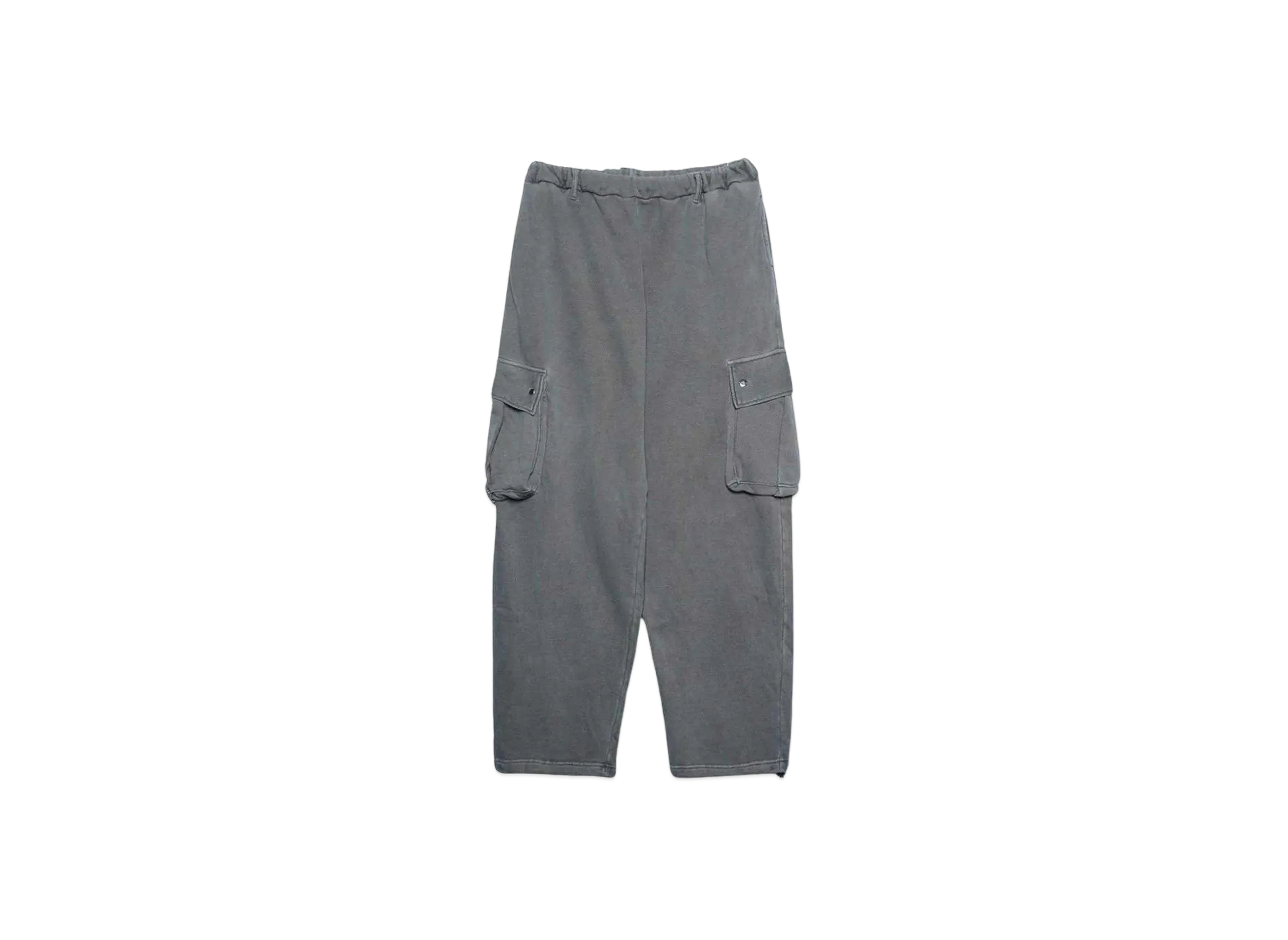 BALLSY.BROTHERS Washed loose cargo sweatpants "Charcoal Gray"