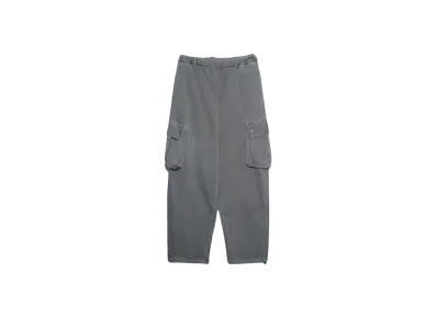 BALLSY.BROTHERS Washed loose cargo sweatpants "Charcoal Gray"