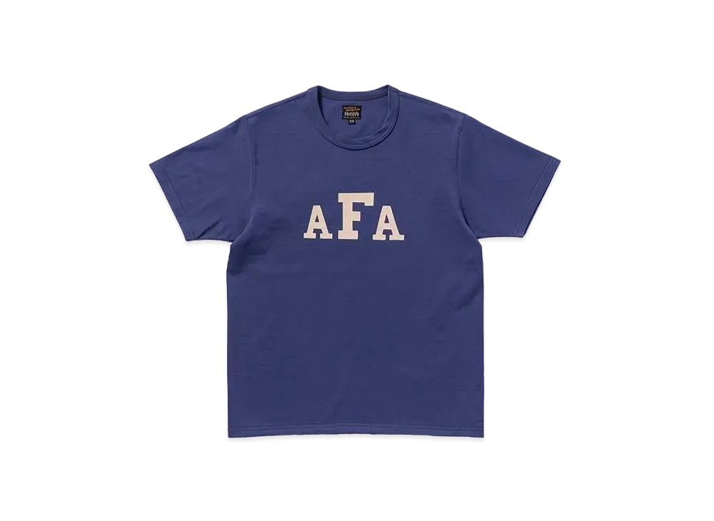 THE REAL McCOY'S Military Tee / AFA "MQ Navy"