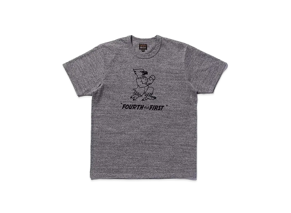 THE REAL McCOY'S Military Tee / Fourth But First "Salt & Pepper"