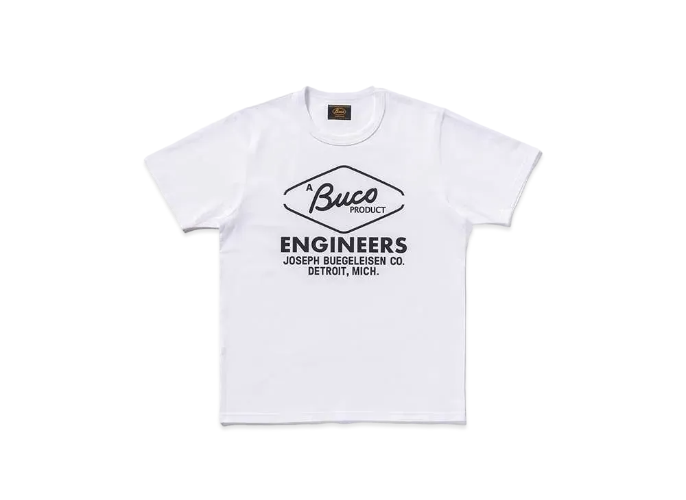THE REAL McCOY'S Buco Tee / Engineers "White"
