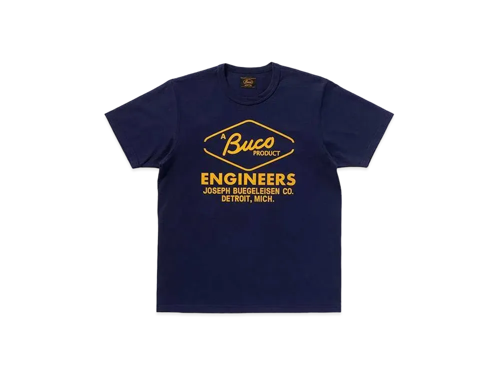 THE REAL McCOY'S Buco Tee / Engineers "Navy"
