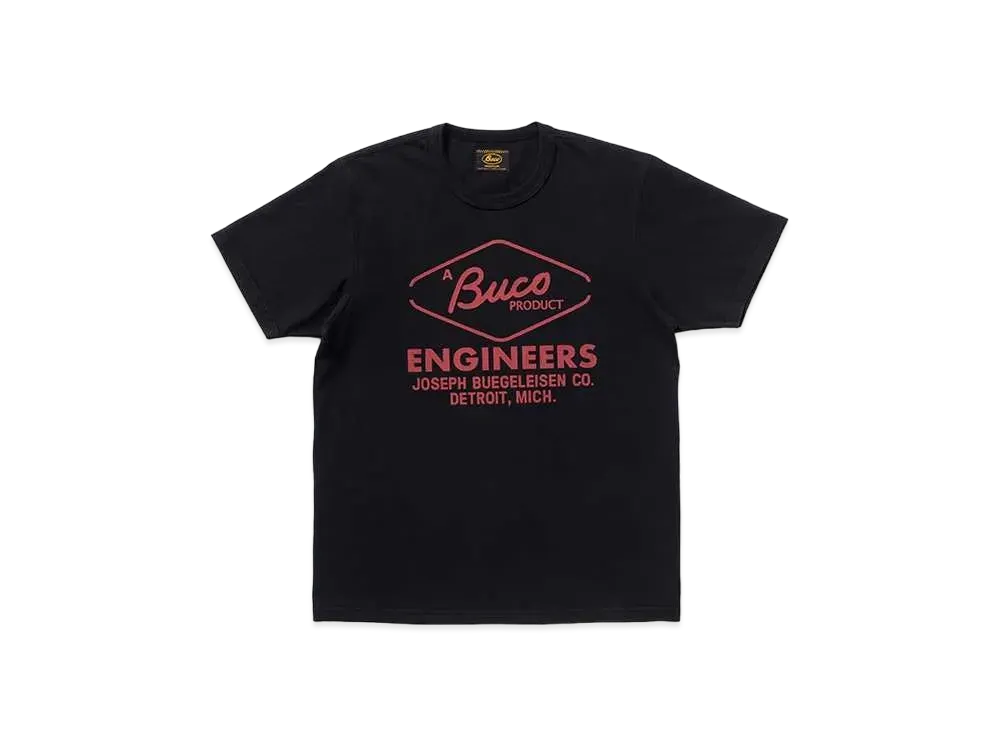 THE REAL McCOY'S Buco Tee / Engineers "Black"